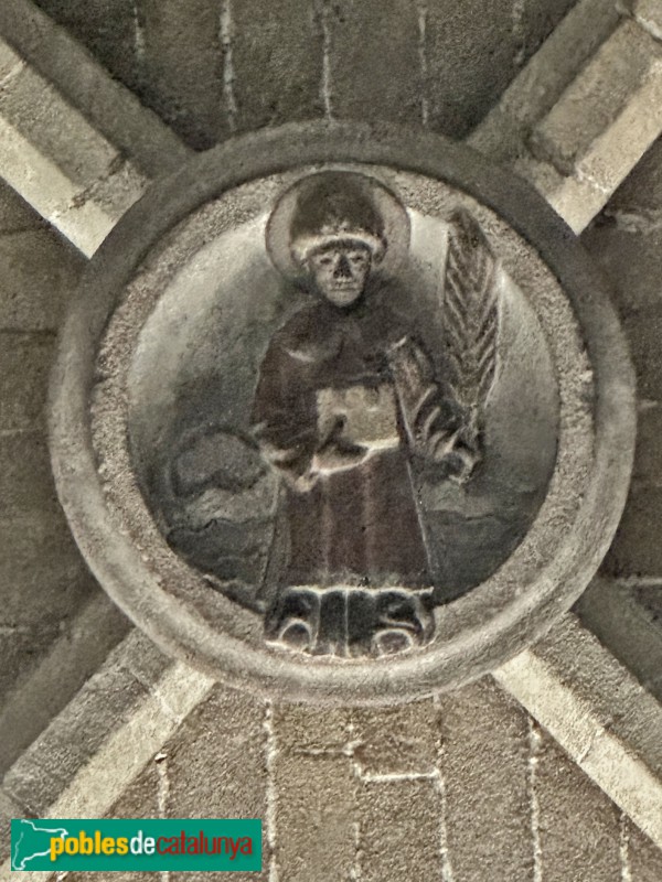 Sant Feliu de Guíxols - Església. Clau de volta