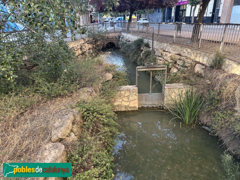Lleida - Molí de Sant Anastasi. Séquia