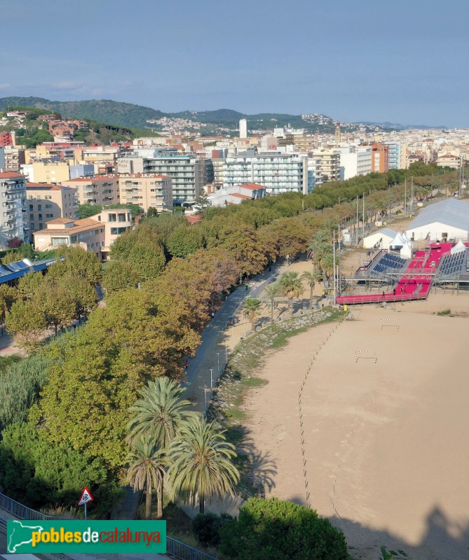 Calella - Passeig de Mar, des del Far