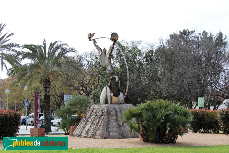 Sant Pere de Ribes - Escultura <i>Enllà dels Horitzons</i>