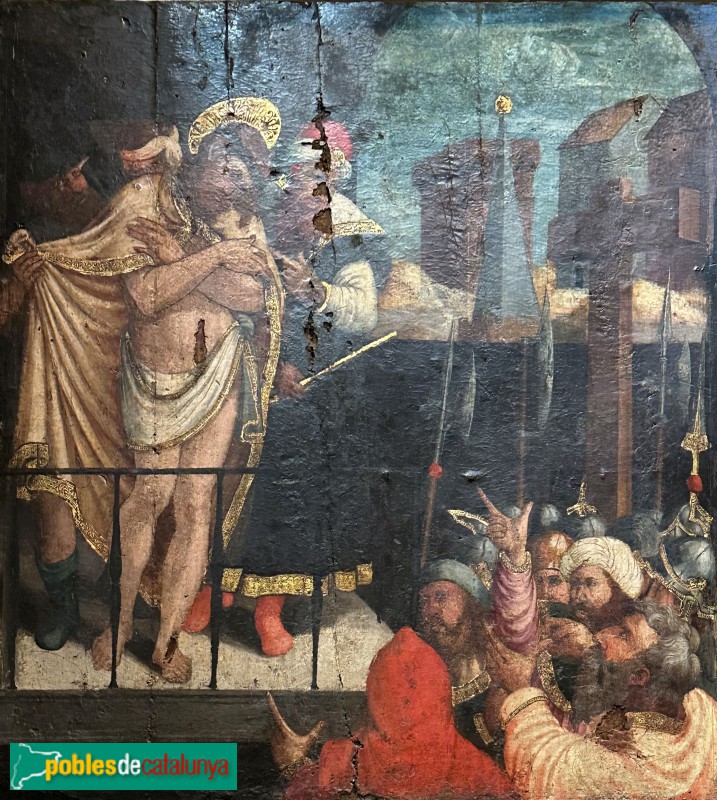 Lloret de Mar - Retaule renaixentista. Ecce Homo (Foto: Albert Esteves, 2025) Lloret de Mar - Retaule renaixentista. Ecce Homo