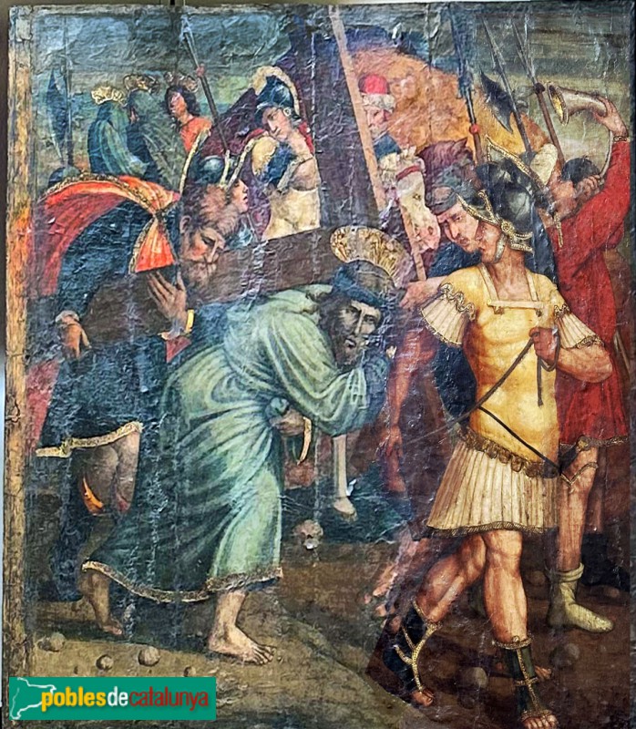 Lloret de Mar - Retaule renaixentista. Pujada al Calvari (Foto: Albert Esteves, 2025) Lloret de Mar - Retaule renaixentista. Pujada al Calvari