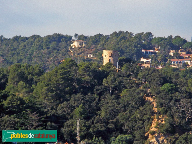 Tossa de Mar - Torre dels Moros, des de la Vila Vella