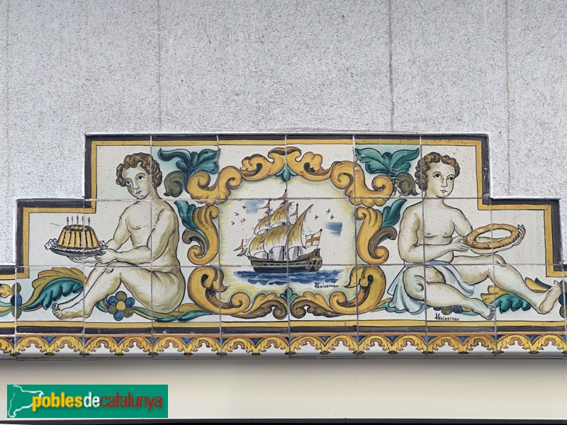 Tossa de Mar - Mosaics de la Pastisseria Tomàs