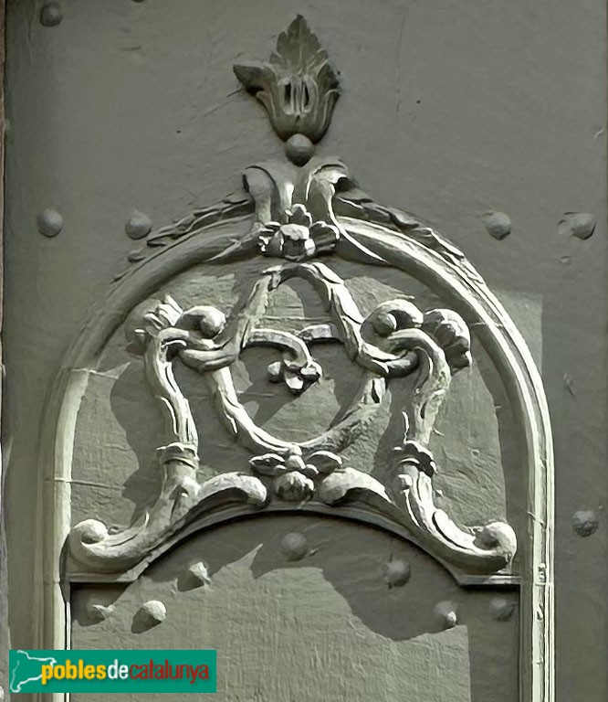 Tossa de Mar - Porta del segle XVIII. Detall