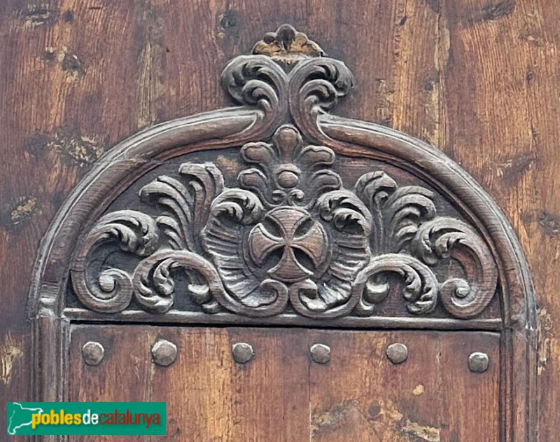 Tossa de Mar - Porta de 1764. Detall