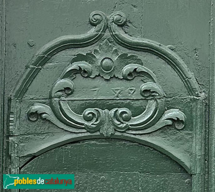 Tossa de Mar - Porta de 1788 Detall