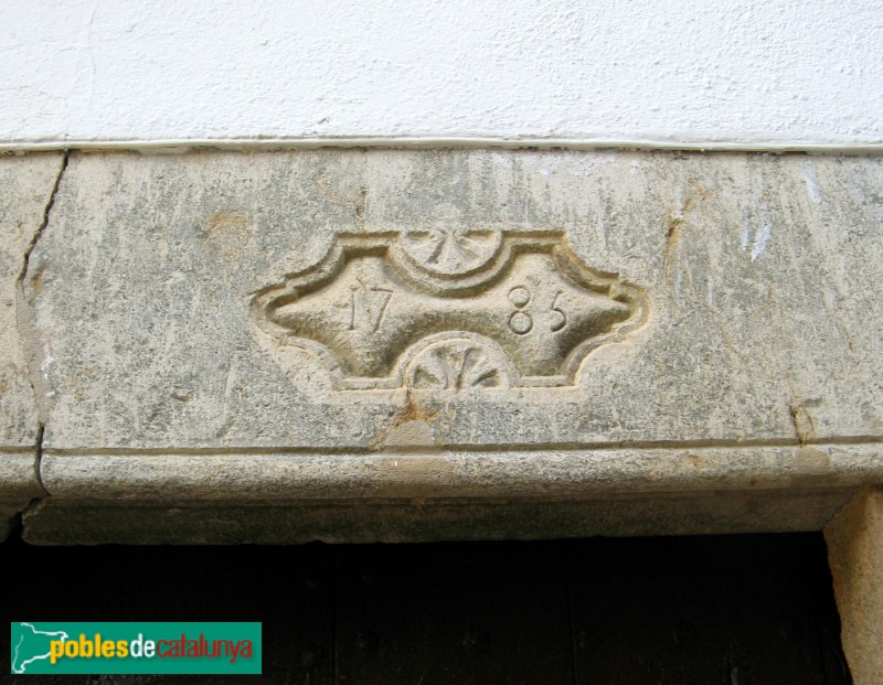 Tossa de Mar - Llinda 1785 (Foto: Albert Esteves, 2011) Tossa de Mar - Llinda 1785