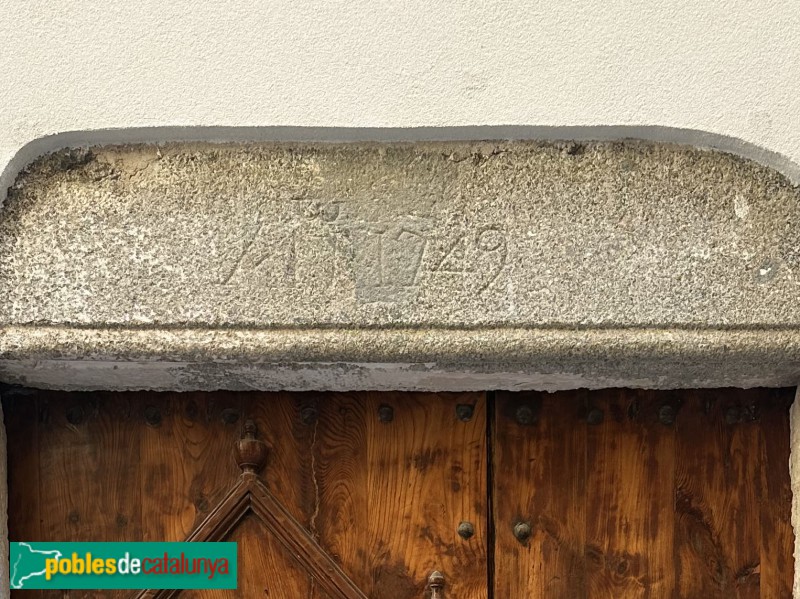 Tossa de Mar - Llinda 1749 (Foto: Albert Esteves, 2025) Tossa de Mar - Llinda 1749