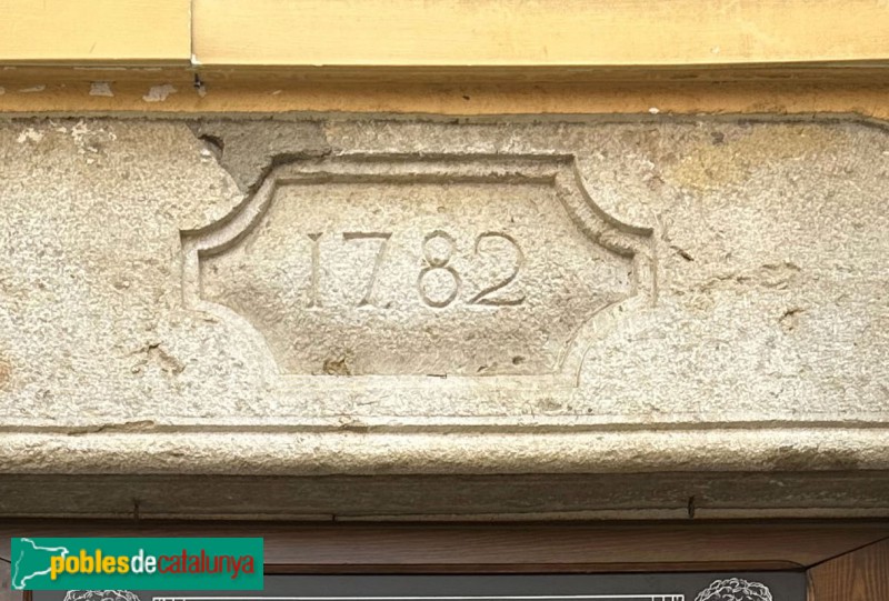 Tossa de Mar - Llinda 1782 (Foto: Albert Esteves, 2025) Tossa de Mar - Llinda 1782