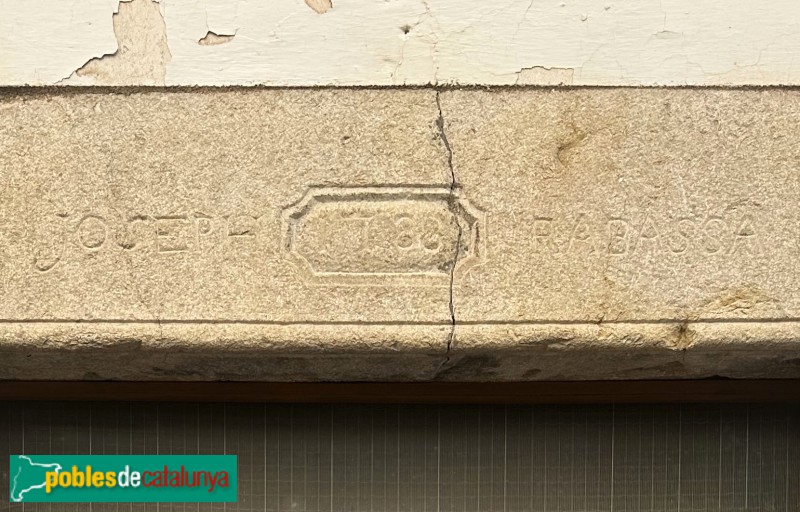 Tossa de Mar - Llinda 1788 (Foto: Albert Esteves, 2025) Tossa de Mar - Llinda 1788