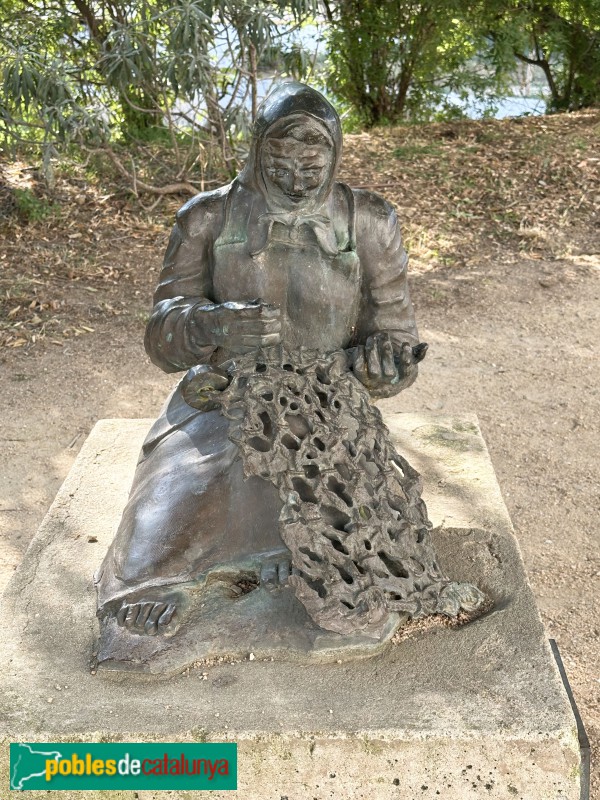Tossa de Mar - Escultura <i>Remendadora</i>