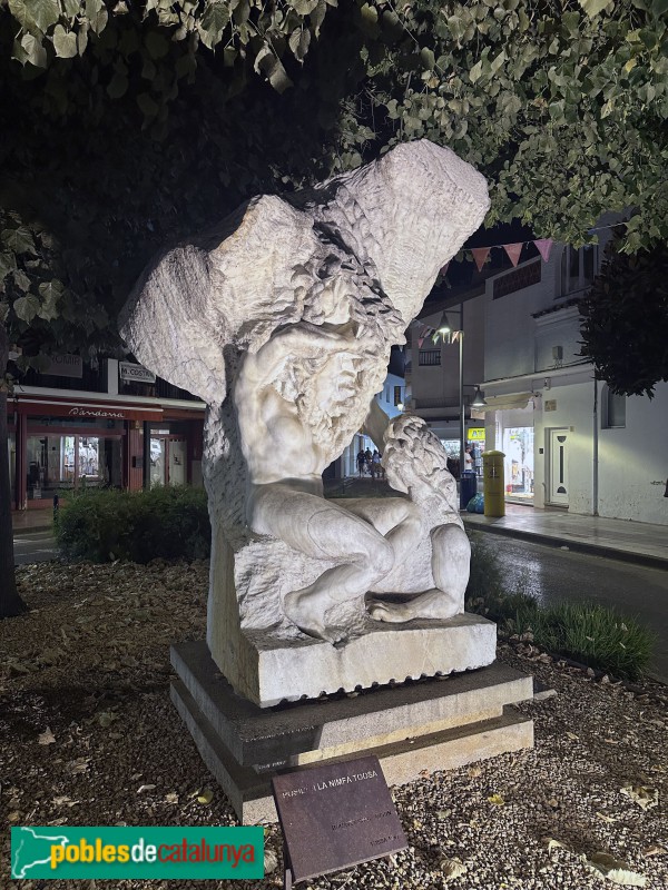 Tossa de Mar - Escultura <i>Posidó i la nimfa Toosa</i> (Foto: Albert Esteves, 2025) Tossa de Mar - Escultura <i>Posidó i la nimfa Toosa</i>
