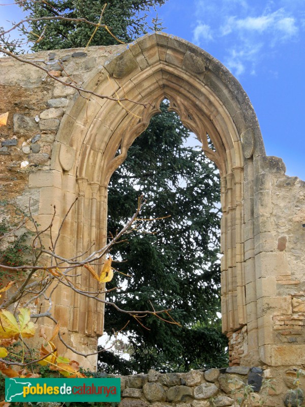 Monestir de Poblet - Ruïnes del palau abacial