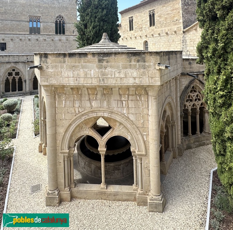 Monestir de Poblet - Brollador (Foto: Albert Esteves, 2025) Monestir de Poblet - Brollador