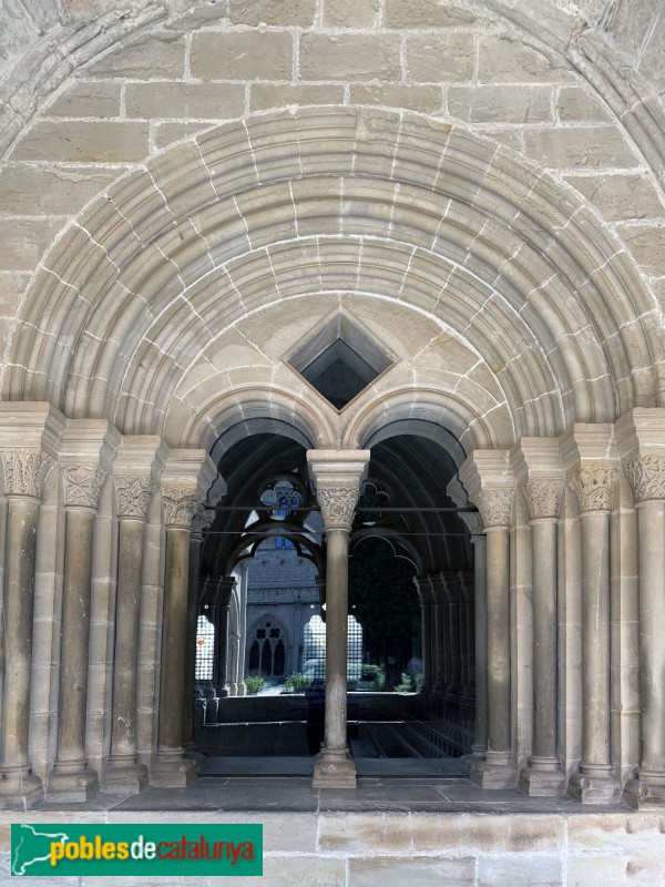 Monestir de Poblet - Finestral de la Sala capitular (Foto: Albert Esteves, 2025) Monestir de Poblet - Finestral de la Sala capitular
