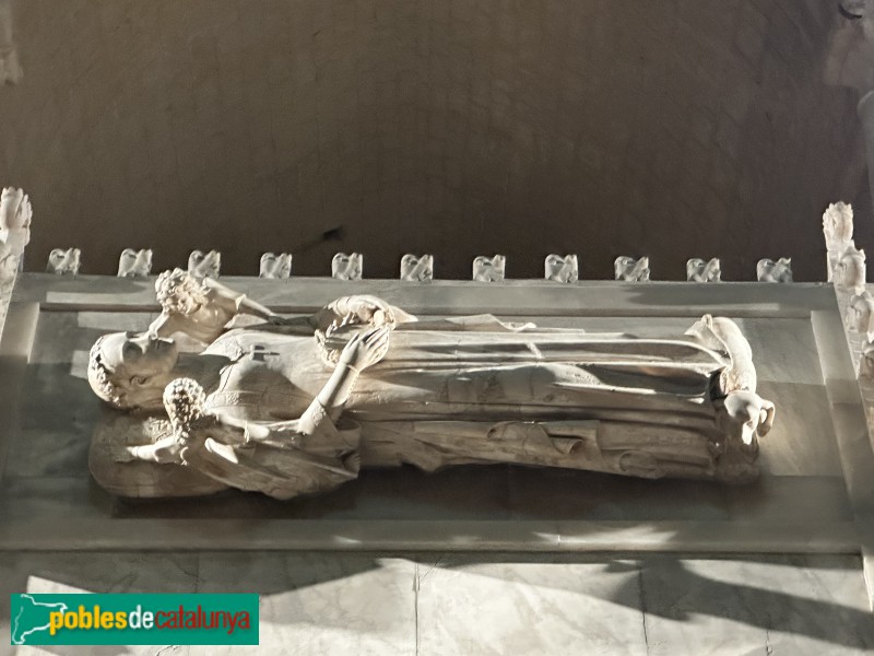 Monestir de Poblet - Sepulcres reials. Marta d'Armanyac (Foto: Albert Esteves, 2025) Monestir de Poblet - Sepulcres reials. Marta d'Armanyac