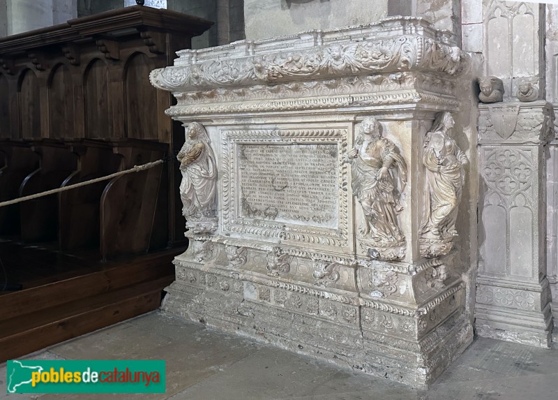 Monestir de Poblet - Sepulcre del rei Alfons el Magnànim