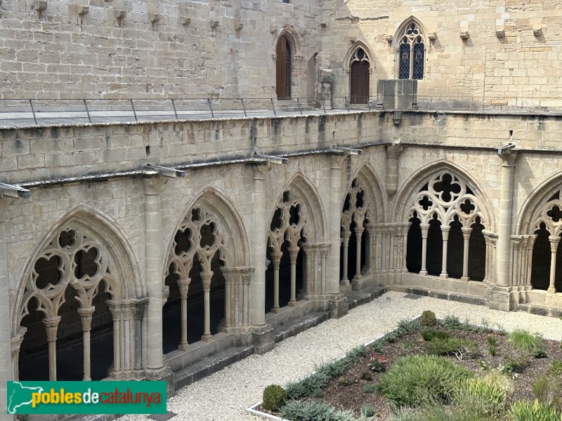 Monestir de Poblet - Claustre (Foto: Albert Esteves, 2025) Monestir de Poblet - Claustre