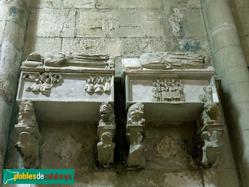 Monestir de Poblet - Osseres d'infants reials (Foto: Albert Esteves, 2025) Monestir de Poblet - Osseres d'infants reials