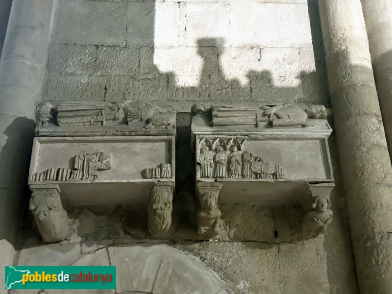 Monestir de Poblet - Osseres d'infants reials (Foto: Albert Esteves, 2025) Monestir de Poblet - Osseres d'infants reials