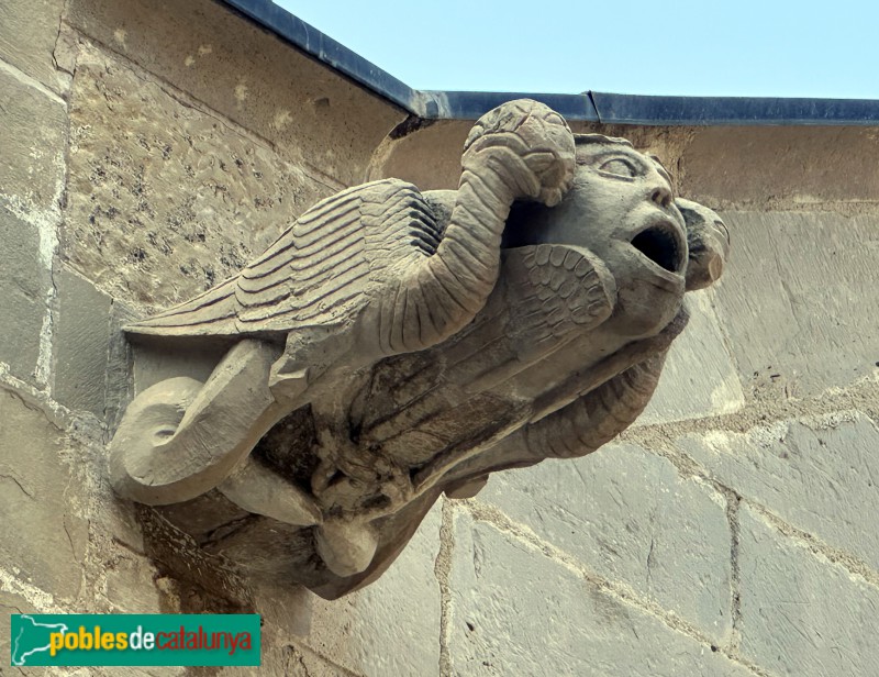 Monestir de Poblet - Claustre. Gàrgola (Foto: Albert Esteves, 2025) Monestir de Poblet - Claustre. Gàrgola