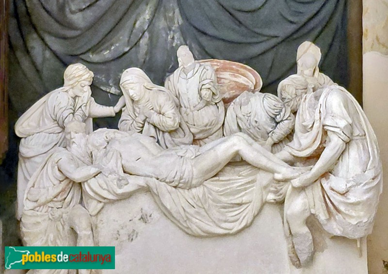 Barelon - Convent dels Àngels. Grup escultòric del Davallament de la Creu