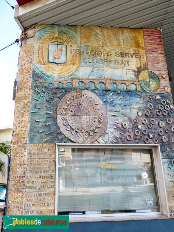 Sant Vicenç dels Horts - Mural de l'Estació de Servei
