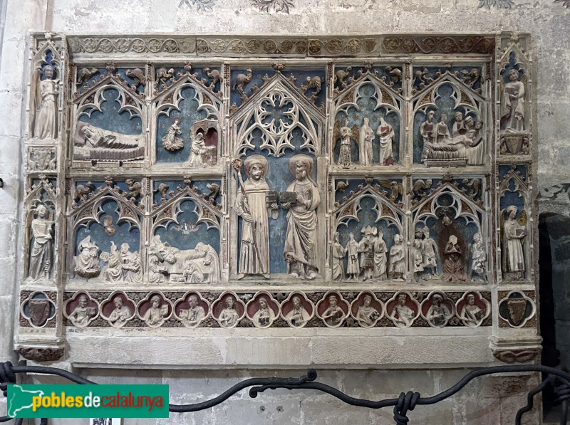 Montblanc - Retaule de Sant Bernat i Sant Bernabé (Foto: Albert Esteves, 2025) Montblanc - Retaule de Sant Bernat i Sant Bernabé