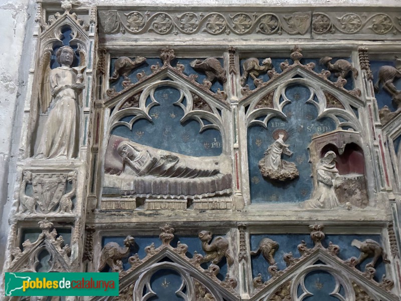 Montblanc - Retaule de Sant Bernat i Sant Bernabé (Foto: Albert Esteves, 2025) Montblanc - Retaule de Sant Bernat i Sant Bernabé