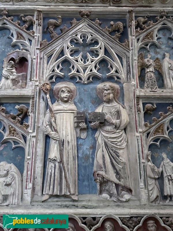 Montblanc - Retaule de Sant Bernat i Sant Bernabé (Foto: Albert Esteves, 2025) Montblanc - Retaule de Sant Bernat i Sant Bernabé