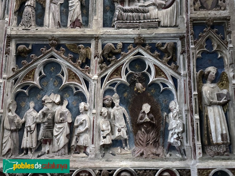 Montblanc - Retaule de Sant Bernat i Sant Bernabé (Foto: Albert Esteves, 2025) Montblanc - Retaule de Sant Bernat i Sant Bernabé