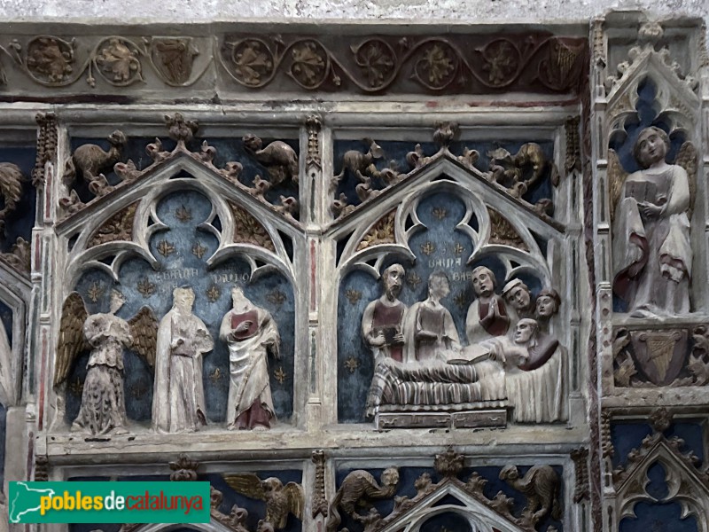 Montblanc - Retaule de Sant Bernat i Sant Bernabé (Foto: Albert Esteves, 2025) Montblanc - Retaule de Sant Bernat i Sant Bernabé