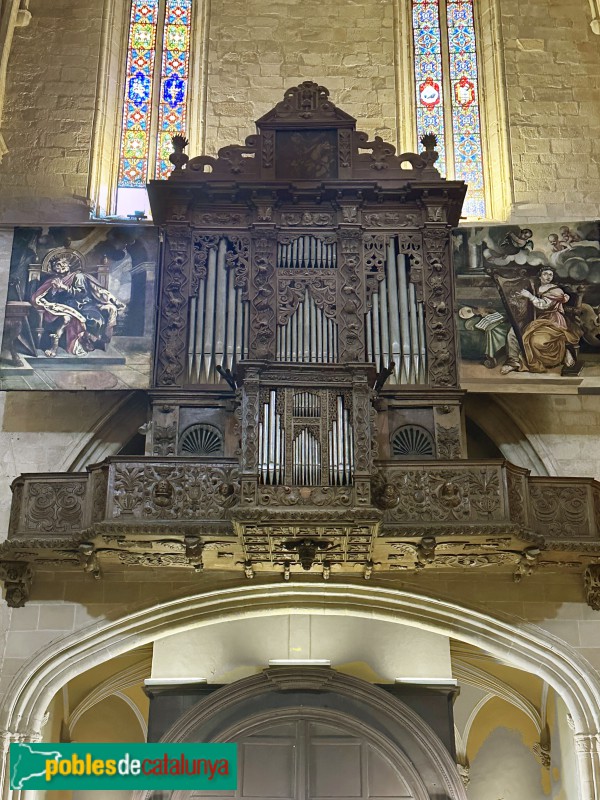 Montblanc - Santa Maria la Major. Orgue