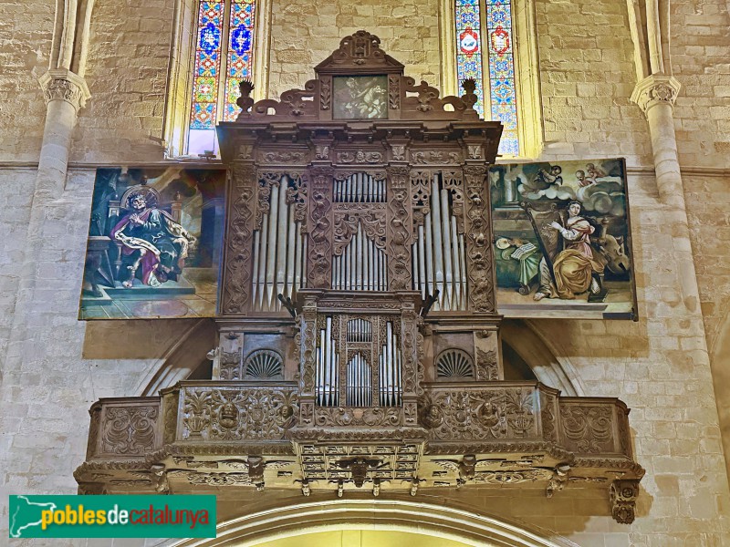 Montblanc - Santa Maria la Major. Orgue