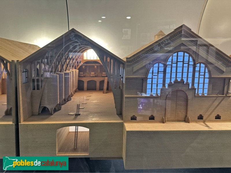 Montblanc - Museu de la Conca de Barberà. Maqueta del Celler de Rocafort de Queralt