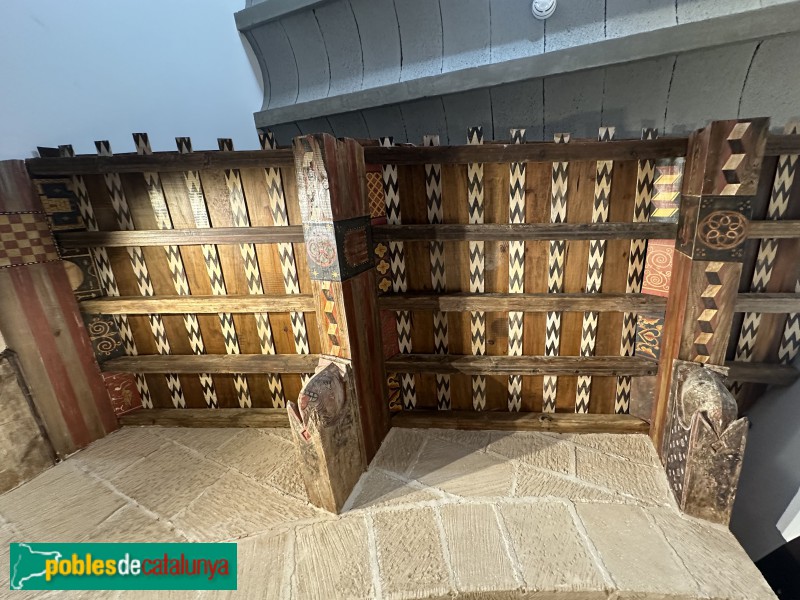 Montblanc. Museu de la Conca de Barberà. Enteixinat de l'església de Sant Miquel (segle XIV)