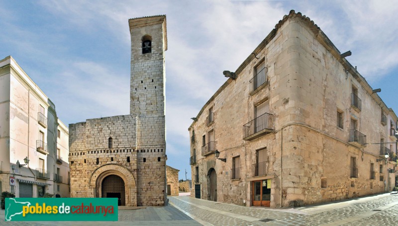 Montblanc - Palau del Castlà i església de Sant Miquel