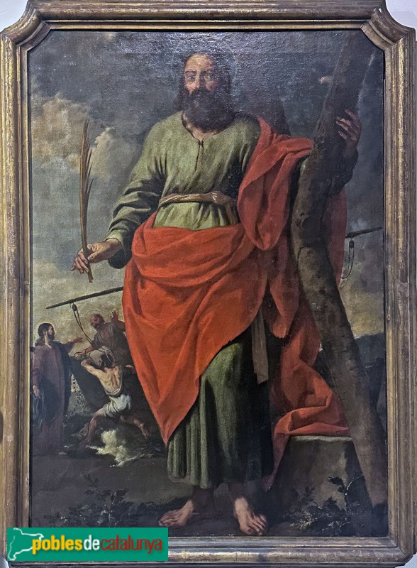Montblanc - Museu d'Art Frederic Marès. Sant Andreu (Antoni Viladomat, c.1740) (Foto: Albert Esteves, 2025) Montblanc - Museu d'Art Frederic Marès. Sant Andreu (Antoni Viladomat, c.1740)