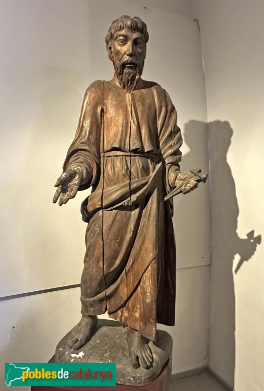 Montblanc - Museu d'Art Frederic Marès. Sant Josep d'Arimatea (segle XV-XVI) (Foto: Albert Esteves, 2025) Montblanc - Museu d'Art Frederic Marès. Sant Josep d'Arimatea (segle XV-XVI)