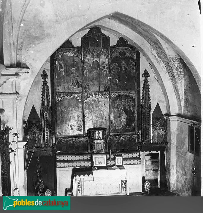 Montblanc - Santuari de la Mare de Déu dels Prats. Retaule desaparegut