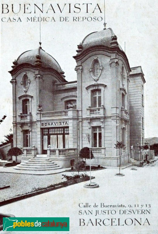 Sant Just Desvern - Antic Sanatori. postal antiga