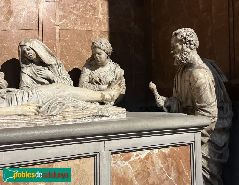 Terrassa - Basílica del Sant Esperit. Grup del Sant Enterrament