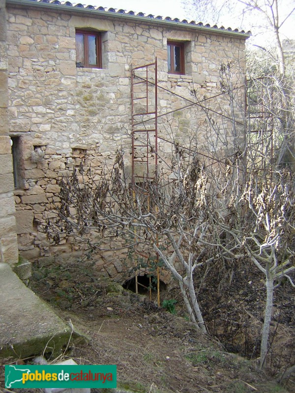 Aspa - Molí del Monner (Foto: <i>Cos d'Agents rurals -invarquit.cultura.gencat.cat-</i>, 2014) Aspa - Molí del Monner