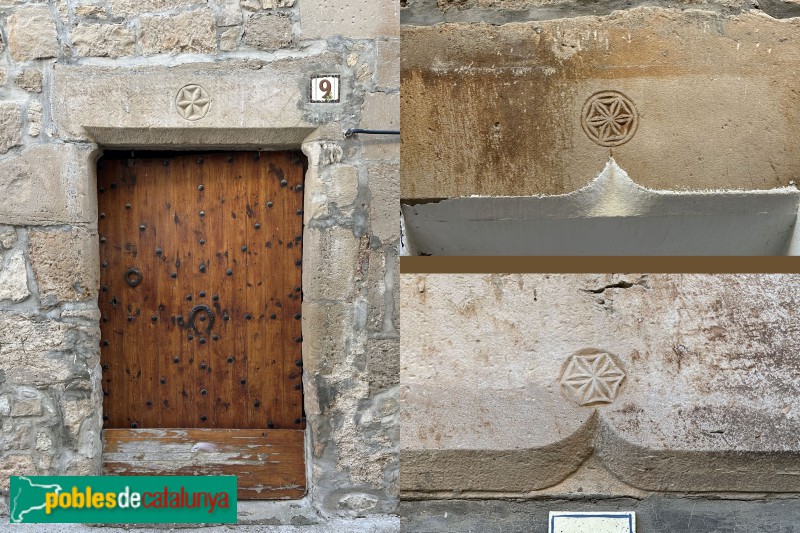 Alfés - La Vileta. Llindes amb floró