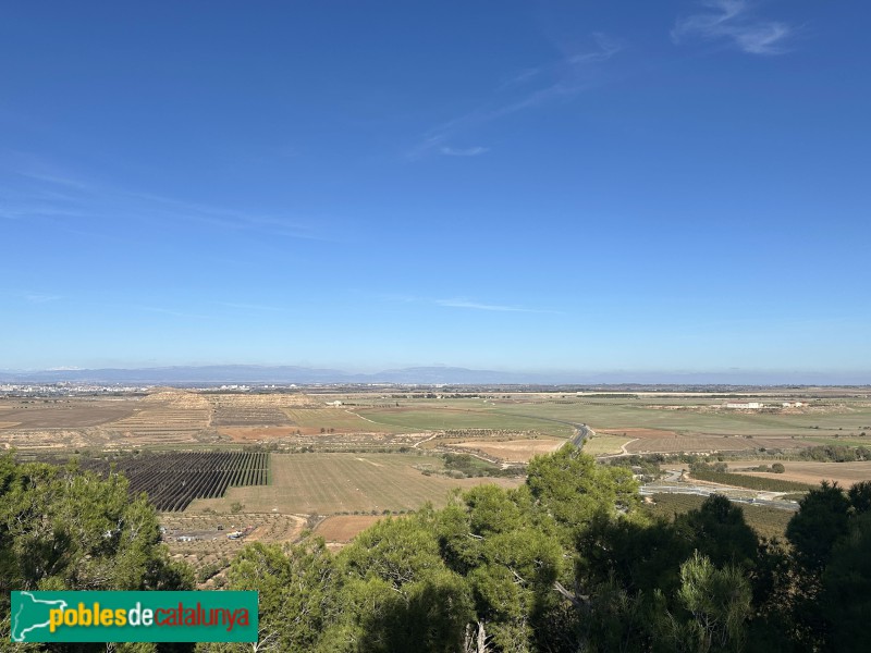 Alfés - Panoràmica des de l'ermita de Sant Salvador