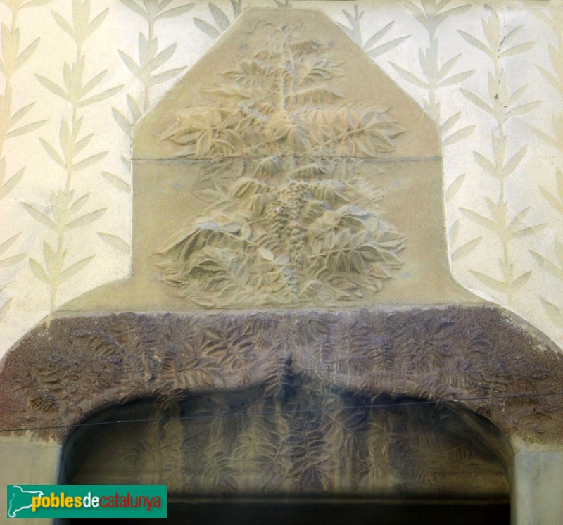 Terrassa - Casa Joan Barata, detall