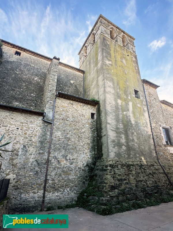 Sant Jordi Desvalls - Església de Sant Jordi. Campanar