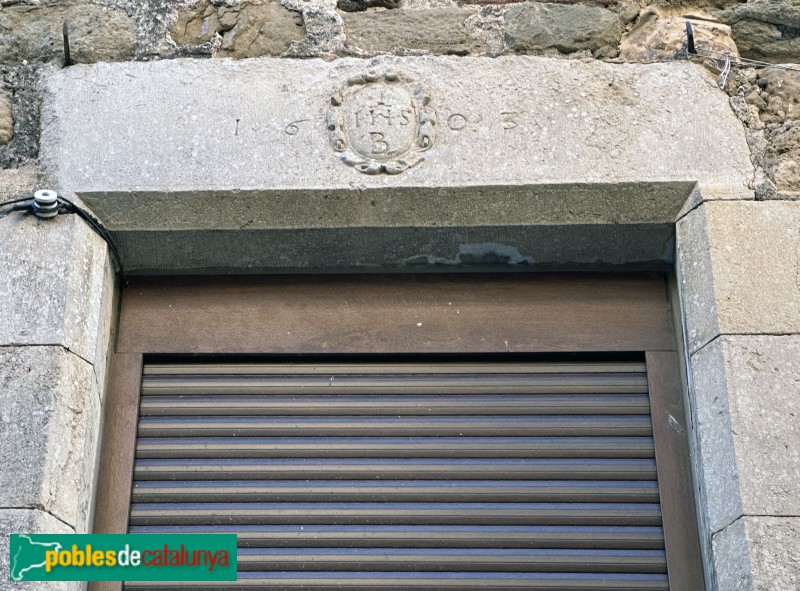 Sant Jordi Desvalls - Llinda, 1603 (Foto: Albert Esteves, 2025) Sant Jordi Desvalls - Llinda, 1603