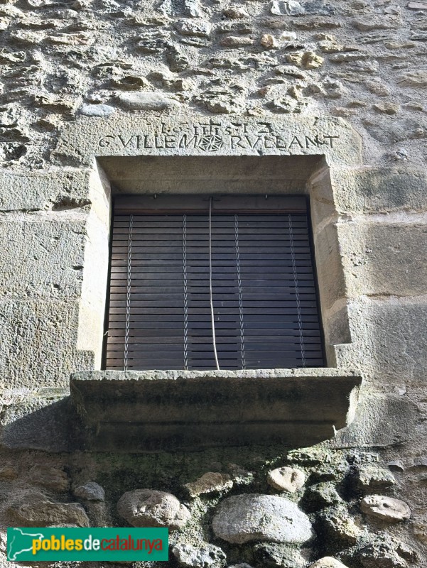 Sant Jordi Desvalls - Llinda, 1618 (Foto: Albert Esteves, 2025) Sant Jordi Desvalls - Llinda, 1618